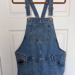 Isabel Maternity Denim Overalls, size 10